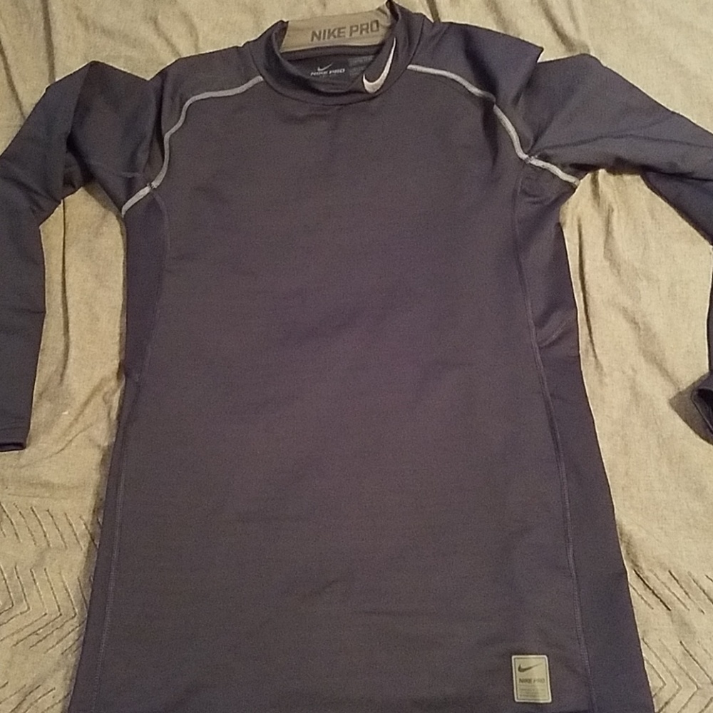 Nike navy thermal under shirt